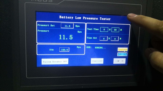 Điều khoản IEC62133 7.3.7 Buồng áp suất thấp của pin Lithium để mô phỏng thử nghiệm độ cao