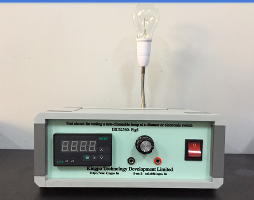 IEC62560-1 Hình 8 Mạch thử nghiệm cho đèn không thể điều chỉnh độ sáng ở bộ điều chỉnh độ sáng hoặc công tắc điện tử