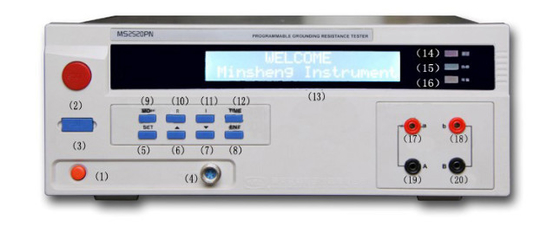 MS2520PN Máy đo điện trở nối đất điều khiển chương trình