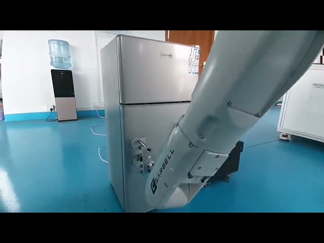 video công ty về Robotic arm for microwave door durability test