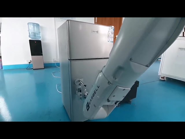 video công ty về Robotic arm for refrigerator door durability test - continuously open and close