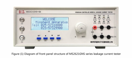 MS2621GNS Dòng kiểm soát rò rỉ chương trình Tester hiện tại
